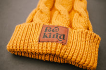 Load image into Gallery viewer, Be Kind Toboggan Winter Hat Mustard
