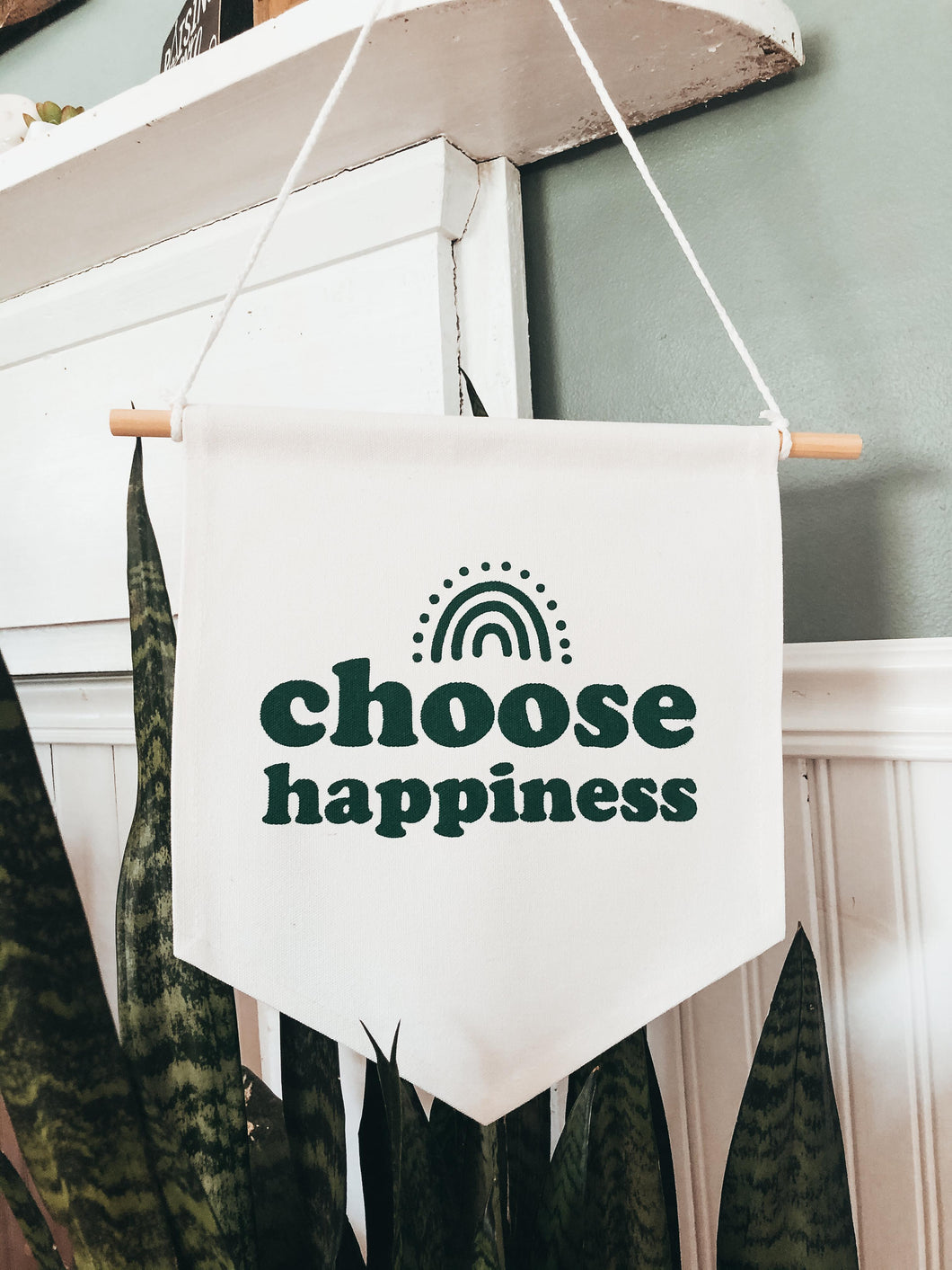 Choose Happiness Wall Banner