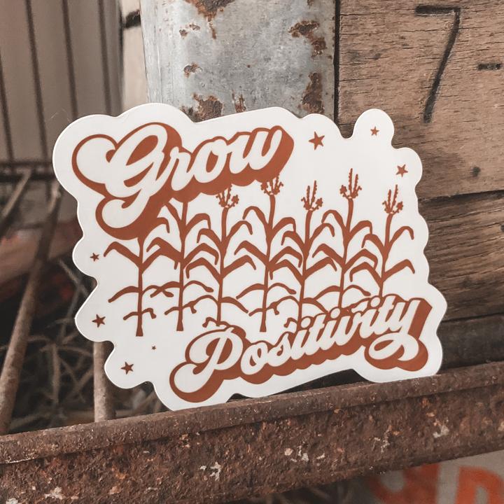 Grow Positivity Sticker